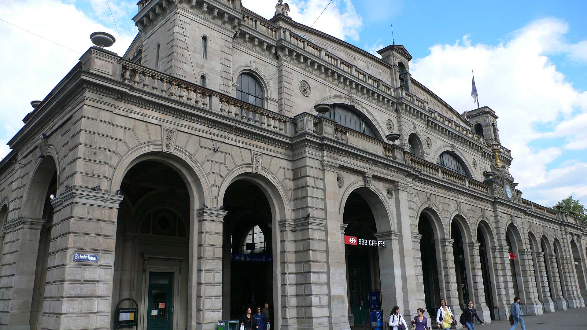 チューリッヒ中央駅 ヨーロッパ旅行写真ブログ スイス チューリッヒ